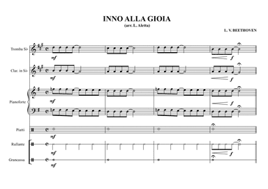 Inno alla gioia - Score Only