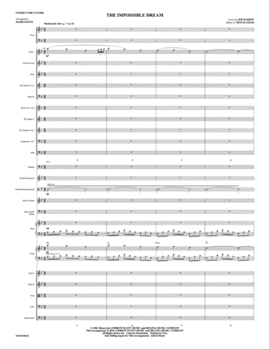 The Impossible Dream: Score