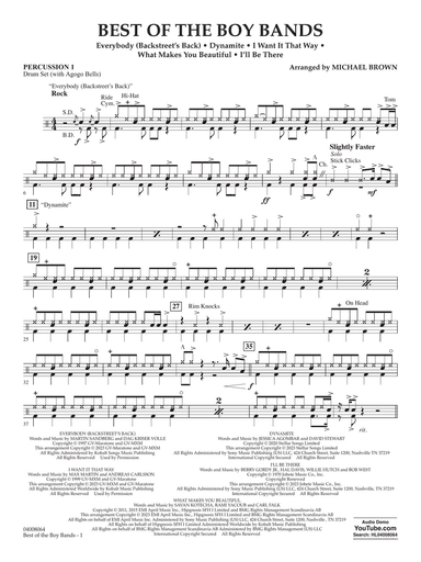 Best Of The Boy Bands - Percussion 1