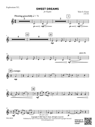 Sweet Dreams: Baritone T.C.