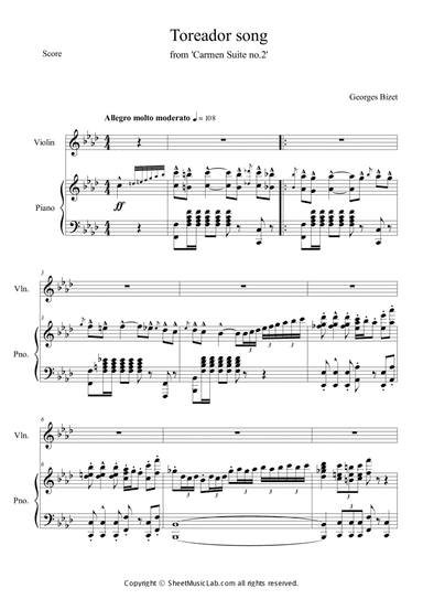 Toreador Song