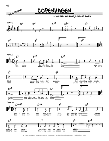 Copenhagen (arr. Robert Rawlins)