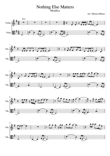 Nothing Else Matters