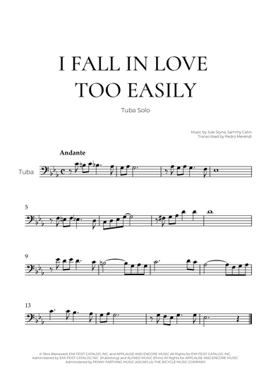 I Fall In Love Too Easily