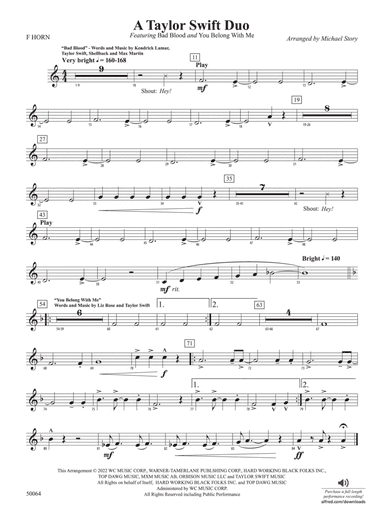 A Taylor Swift Duo: 1st F Horn