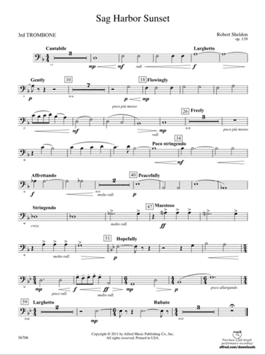 Sag Harbor Sunset: 3rd Trombone