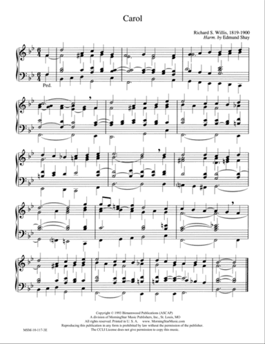 Carol (Hymn Harmonization)