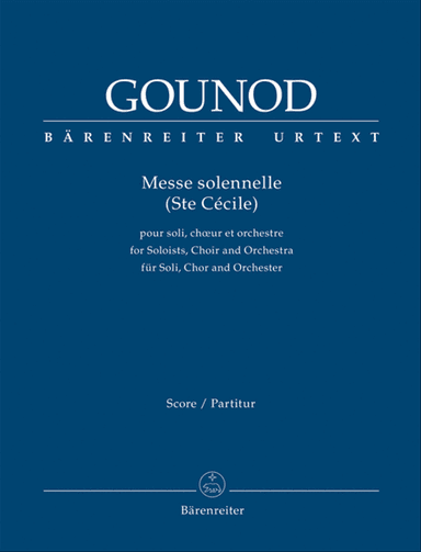 Messe solennelle (Saint Cecile) for Soloists, Choir and Orchestra