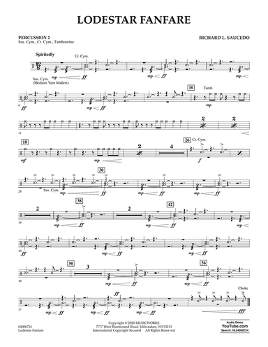 Lodestar Fanfare - Percussion 2