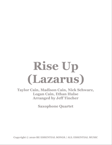 Rise Up (lazarus)