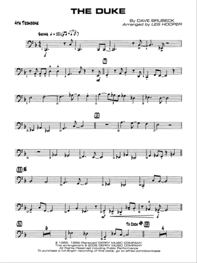 The Duke: 4th Trombone