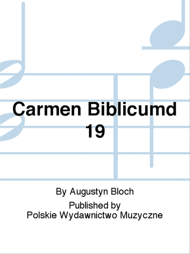 Carmen Biblicumd 19