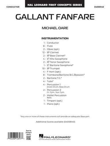 Gallant Fanfare - Conductor Score (Full Score)