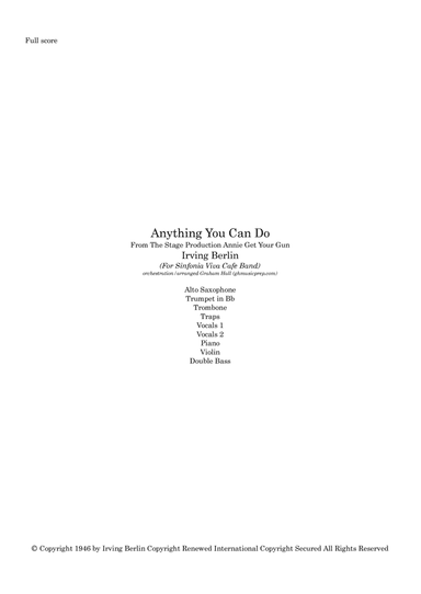 Anything You Can Do