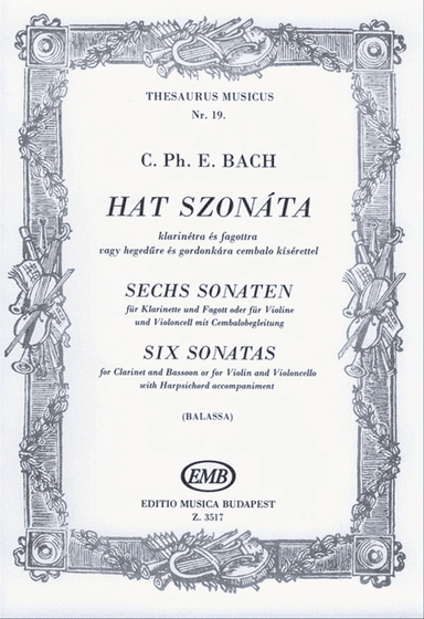 6 Sonaten