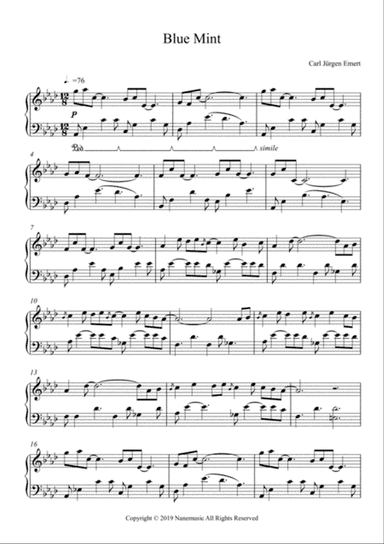 Blue Mint - Piano Melancolía