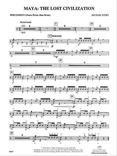 Maya: The Lost Civilization: 1st Percussion