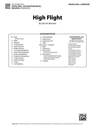 High Flight: Score