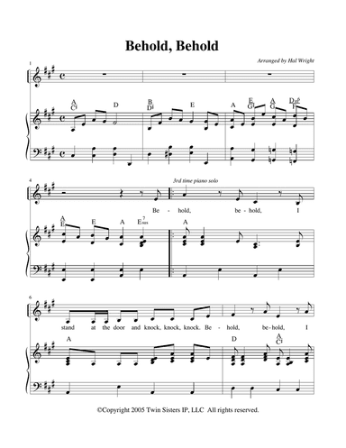 Behold, Behold