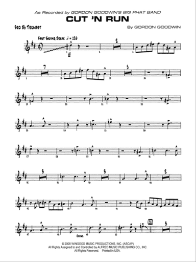 Cut 'n Run: 3rd B-flat Trumpet