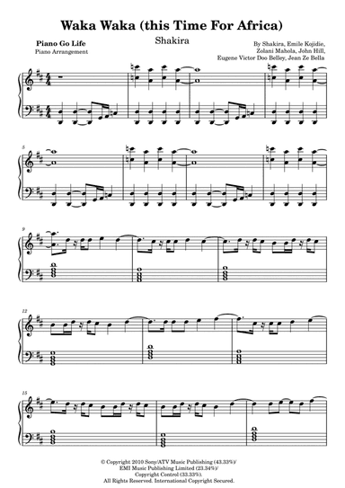 Waka Waka (this Time For Africa)