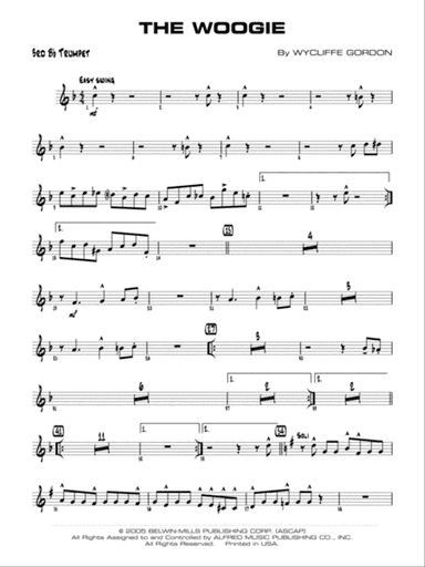 The Woogie: 3rd B-flat Trumpet