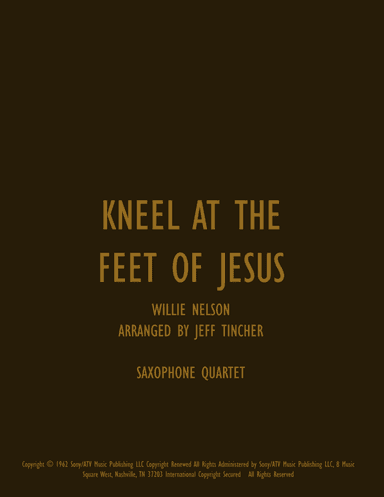 Kneel At The Feet Of Jesus