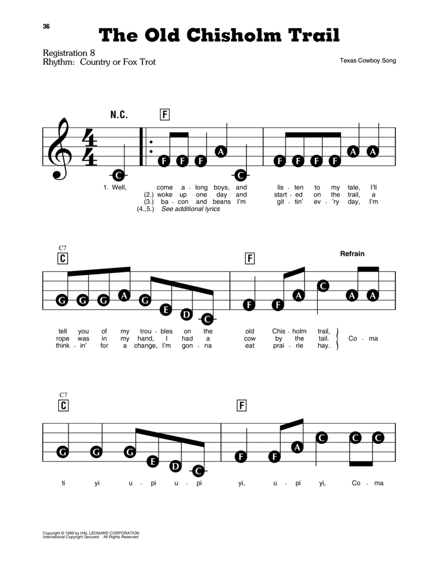 The Old Chisholm Trail