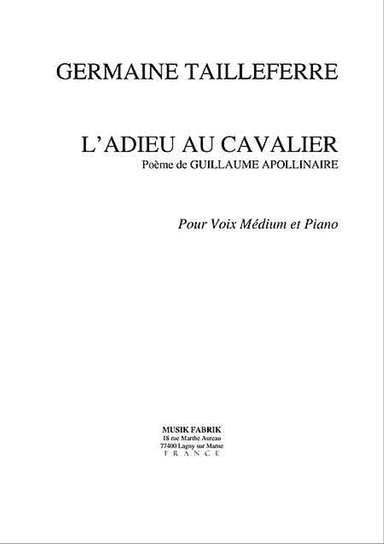 L'Adieu au Cavalier