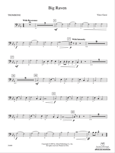 Big Raven: 1st Trombone