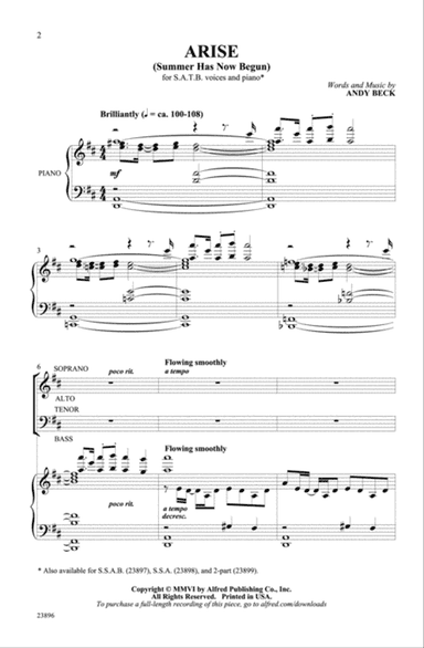 Arise (Summer Has Now Begun)