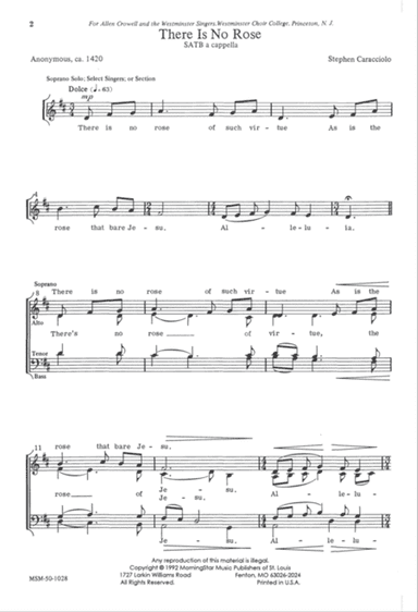 There Is No Rose of Such Virtue (Downloadable)