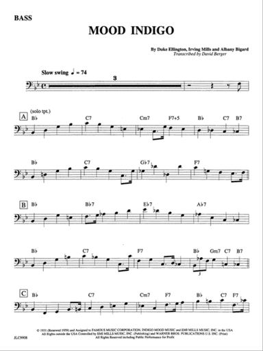 Mood Indigo: String Bass