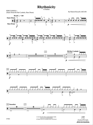 Rhythmicity: 1st Percussion