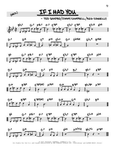 If I Had You (arr. David Hazeltine)