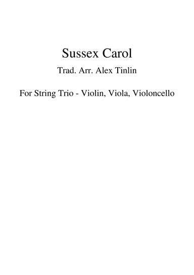Sussex Carol