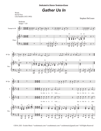 Gather Us In (Duet for Soprano and Tenor solo)