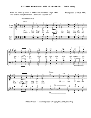 We Three Kings / God Rest Ye Merry Medley