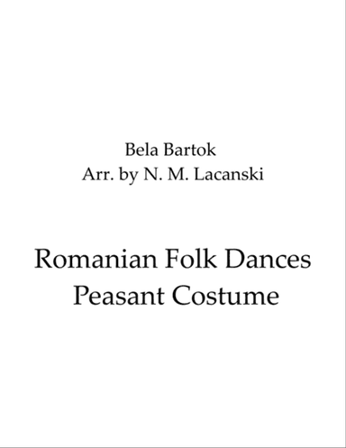 Romanian Folk Dances Peasant Costume
