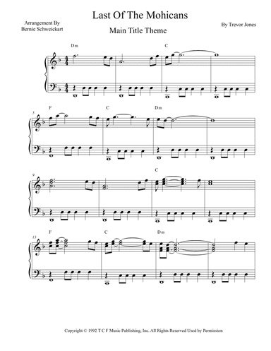 Last Of The Mohicans (main Theme)