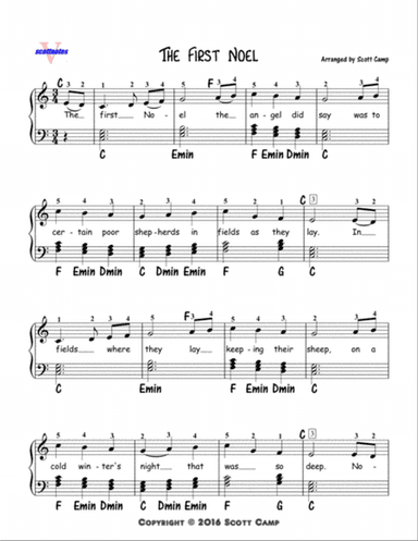 The First Noel (Second Year Piano Students)