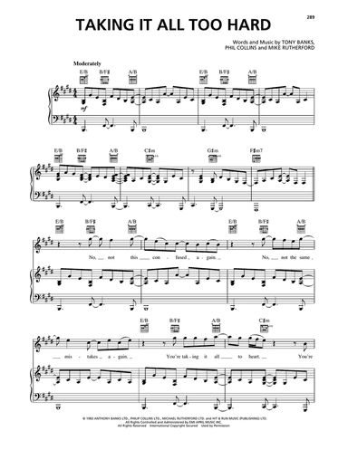 Taking It All Too Hard