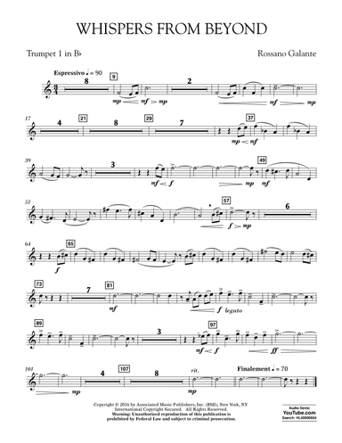 Whispers from Beyond - Bb Trumpet 1