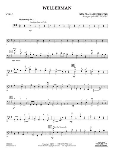 Wellerman (arr. Larry Moore) - Cello