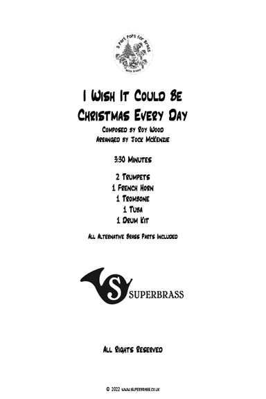 I Wish It Could Be Christmas Every Day
