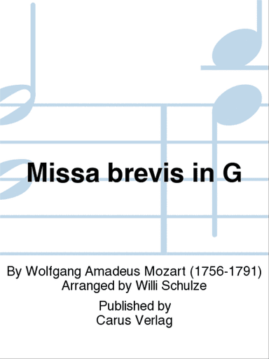 Missa brevis in G major