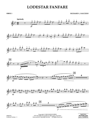 Lodestar Fanfare - Oboe 1