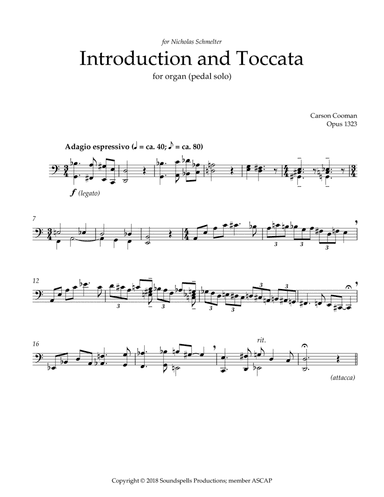 Introduction and Toccata