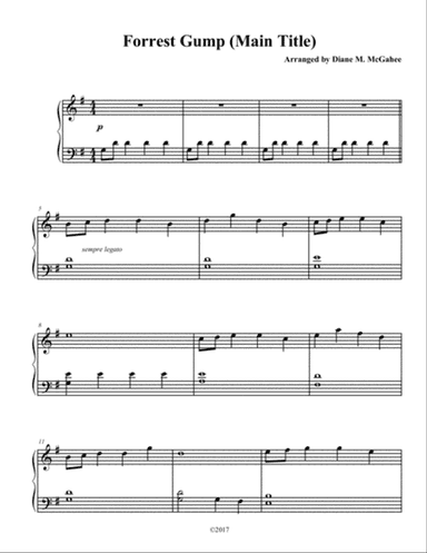 Forrest Gump - Main Title (Feather Theme) from the Paramount Motion Picture FORREST GUMP