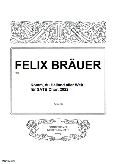 Komm, du Heiland aller Welt
